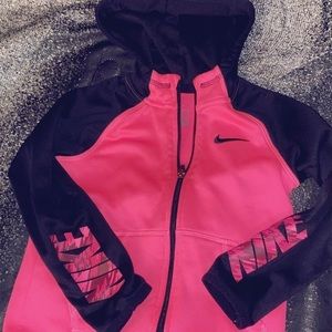 Tops | Pink Nike Girls Jacket | Poshmark